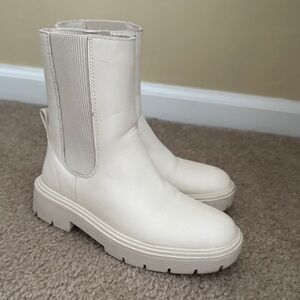 Primark Off-White Ankle Boots